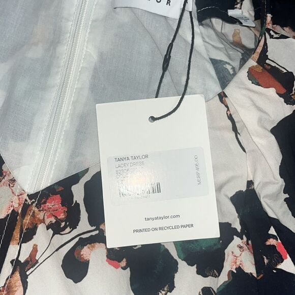 Tanya Taylor Lacey Dress, Size 4,Chalk Multi, NWT - Picture 5 of 5